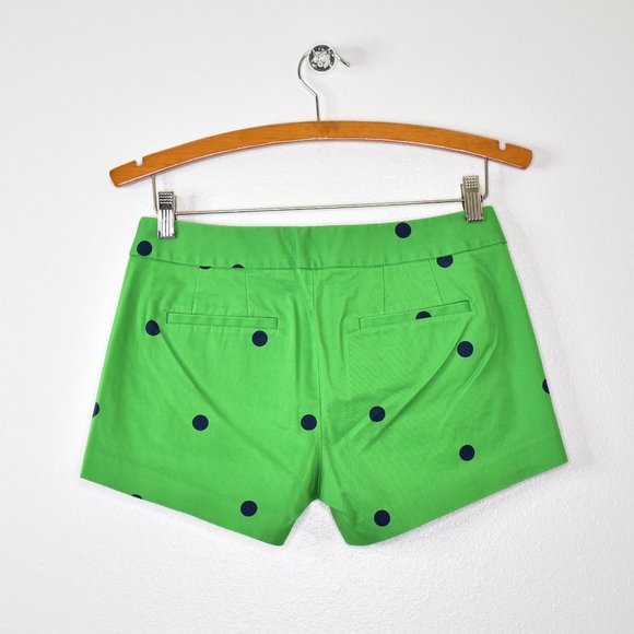 J Crew Factory Stretch City Fit Chino Shorts Size 0 Red Green Clothes Lot Preppy - Picture 11 of 13